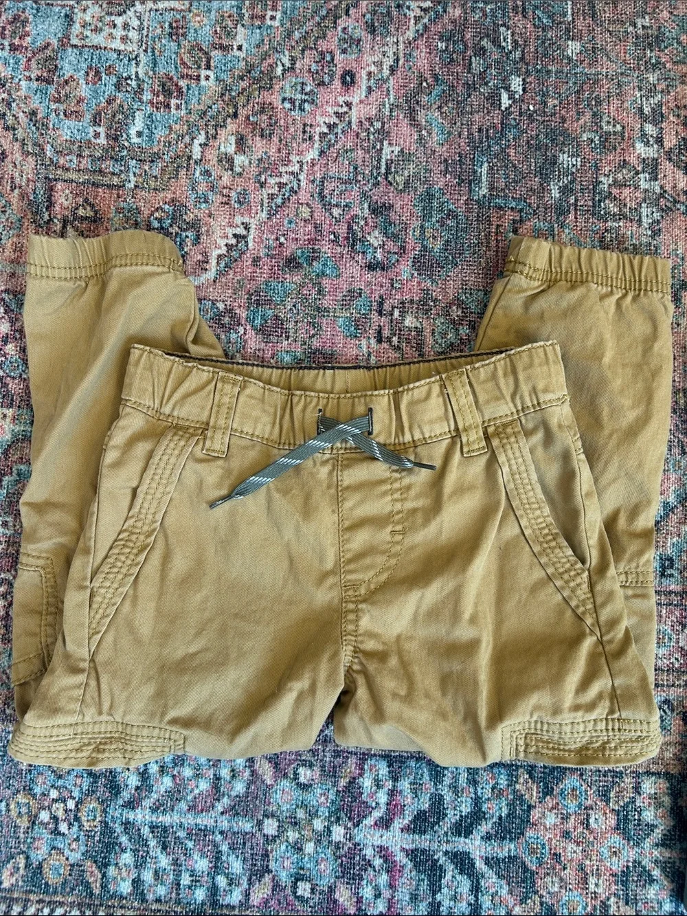 Wrangler Kids Cargo Jogger Pants - Mustard, Olive & and Catepillar Black pants